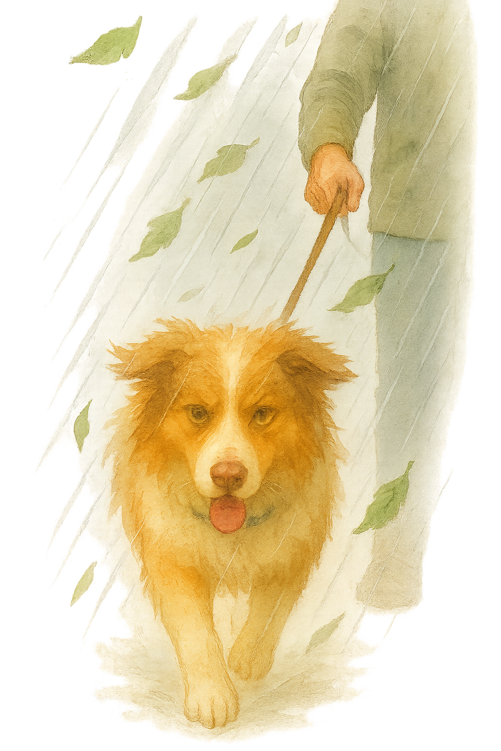 Illustrazione Tra Fronde Inquiete